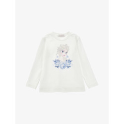 Monnalisa Meisjes shirt longsleeve elsa frozen