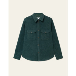 Les Deux lennon bouclé overshirt ldm640080 546546-pine green