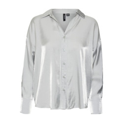 Vero Moda vmqueeny ls shirt wvn 10321154 silver