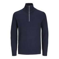 Jack & Jones jjeperfect knit half zip sn 12257773 sky captain
