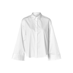 Selected Femme slfjody ls pearl button shirt b 16095076 bright white