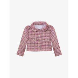 Patachou Meisjes jasje tweed roze