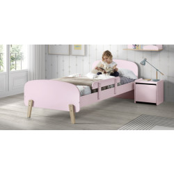 Lucevi kiddy bed + nachtkastje + uitvalbeveiliging - 90x200 cm