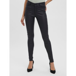 Vero Moda vmseven nw ss smooth coated pants n 10138972 black