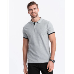 Ombre Poloshirt heren korte mouw - krusty