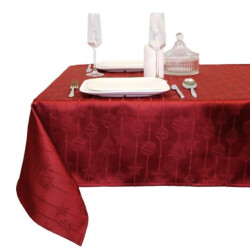 Unique Living tafelkleed raula red 145x200cm