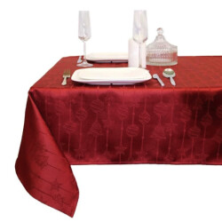 Unique Living tafelkleed raula red 145x250cm