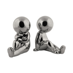 Present Time bookend joey chrome plated