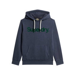 Superdry Core logo hoodie navy