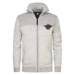 Petrol Industries M-3040-kwc226 knitwear cardigan off-white