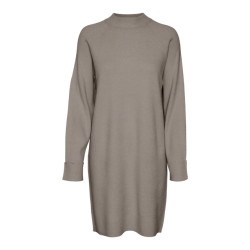 Vero Moda Vmgold mix ls highneck abk dress ga taupe