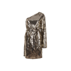 Lofty Manner Dress lotta goudkleurig