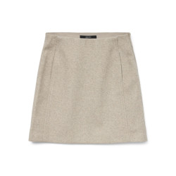 Vero Moda vmfortuneallison hw short skirt ga 10253954 silver mink