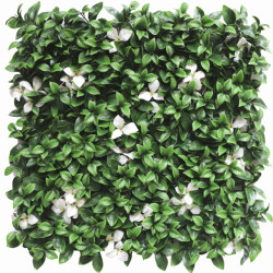 Hoyz Greenery kunsthaag gardenia met te bloem 50x50 cm uv