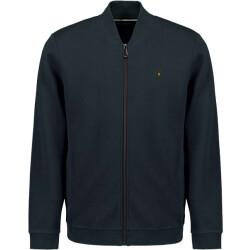 No Excess Sweater full zipper pique bomber night