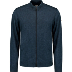 No Excess Cardigan 2 coloured melange navy
