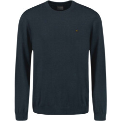 No Excess Pullover crewneck 2 coloured melang night
