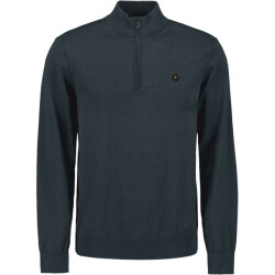 No Excess Pullover half zip 2 coloured melang night