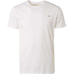 No Excess T-shirt crewneck solid basic white
