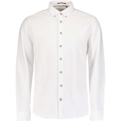 No Excess Shirt jersey pique stretch white
