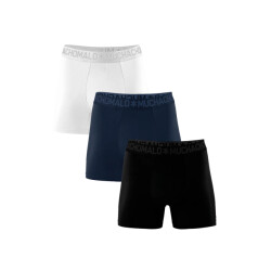 Muchachomalo Heren 3-pack bamboe boxershorts effen