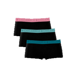 Muchachomalo Girls 3-pack combi boxer shorts solid