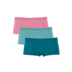 Muchachomalo Girls 3-pack combi boxer shorts solid