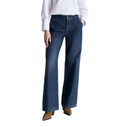 C.O.J. Denim Wide leg chino deep blue