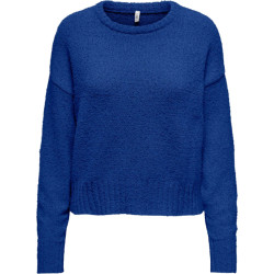 Only Onlteresa life ls o-neck loose cc knt mazarine blu