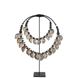 J-Line decoratie op voet schelp 45x10x60cm