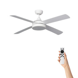 Ventiluxe Plafondventilator sander met verlichting Ø132cm 6 snelheden- afstandsbediening -