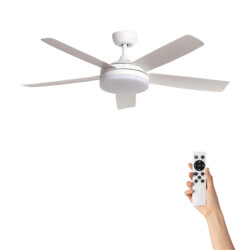 Cool Breeze Plafondventilator ida met verlichting Ø132cm 6 snelheden afstandsbediening -
