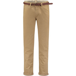 Dstrezzed Presley chino pants with belt stretch twill