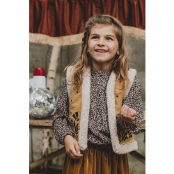 Looxs Revolution Viscose wijde blouse winter dots voor meisjes in de kleur