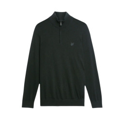 Lyle and Scott Lyle&scott tonal eagle merino quarter zip jumper truien kn2122vc