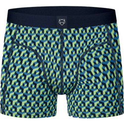 A-dam Boxer briefs blue blocks