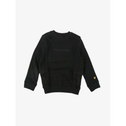 Lyle and Scott Jongens sweater cargo pocket zwart