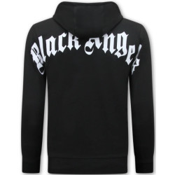 Top-Star Hoodies oversized black angels