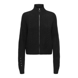 Jacqueline de Yong Justy ice l/s short zip cardigan