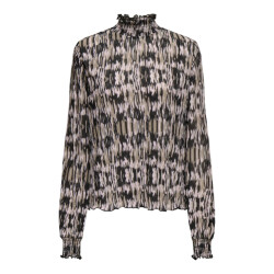 Jacqueline de Yong Sienna l/s smock detail top