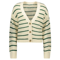 Jacqueline de Yong Ellen l/s v-neck stripe cardigan
