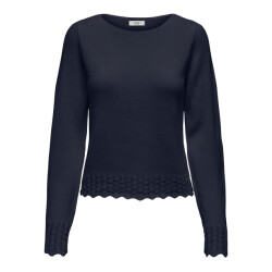 Jacqueline de Yong Grace l/s boatneck struc pullover knt