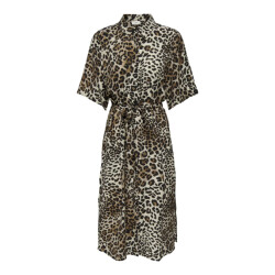 Jacqueline de Yong Barbara 2/4 midi shirt dress