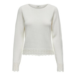 Jacqueline de Yong Grace l/s boatneck struc pullover knt