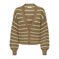 Jacqueline de Yong Ellen l/s v-neck stripe cardigan