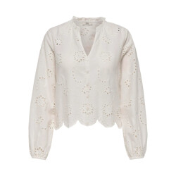 Jacqueline de Yong Ditte l/s embroderie shirt