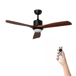 Ventiluxe Plafondventilator nico met verlichting Ø132cm 6 snelheden afstandsbediening forest