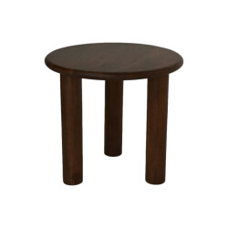 HSM Collection -ronde bijzettafel pillar-50x50x45--mango