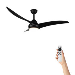 Ventiluxe Plafondventilator met verlichting – Ø115cm – 3 snelheden – afstandsbediening –