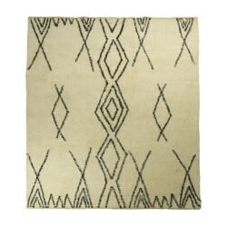 HSM Collection -vloerkleed dubbel ruit -200x300--katoen
